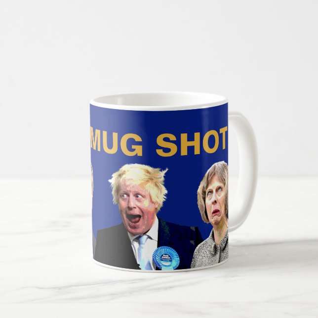 BREXIT-MUGGSHOTS, roligt Brexit Kaffemugg (Framsida höger)