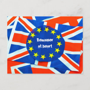 Brexit-suvenirer för en stor händelse Storbritanni Vykort
