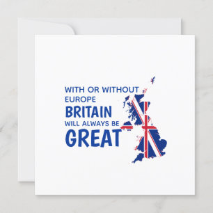 BREXIT UNDERBART BRITTISKT EUROPA-kort