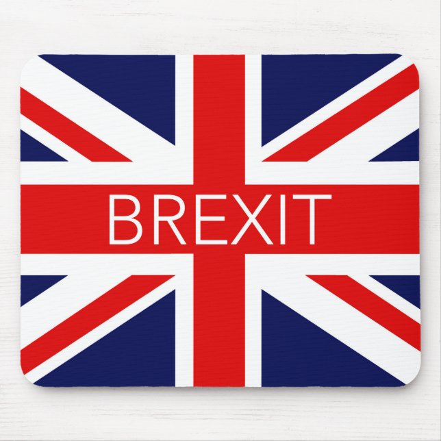BREXIT UNION JACK - HÖG KVALITETSBILD MUSMATTA (Framsidan)