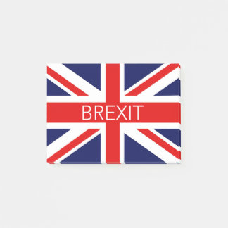 BREXIT UNION JACK - HÖG KVALITETSBILD POST-IT BLOCK