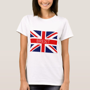BREXIT UNION JACK - HÖG KVALITETSBILD T SHIRT