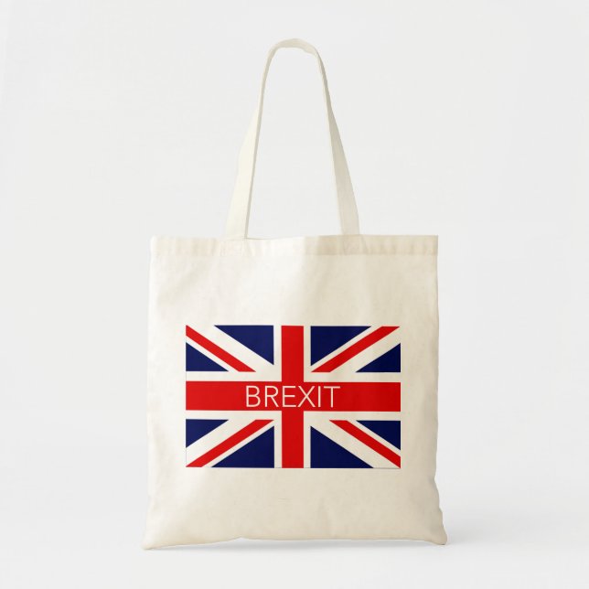 BREXIT UNION JACK - HÖG KVALITETSBILD TYGKASSE (Framsidan)