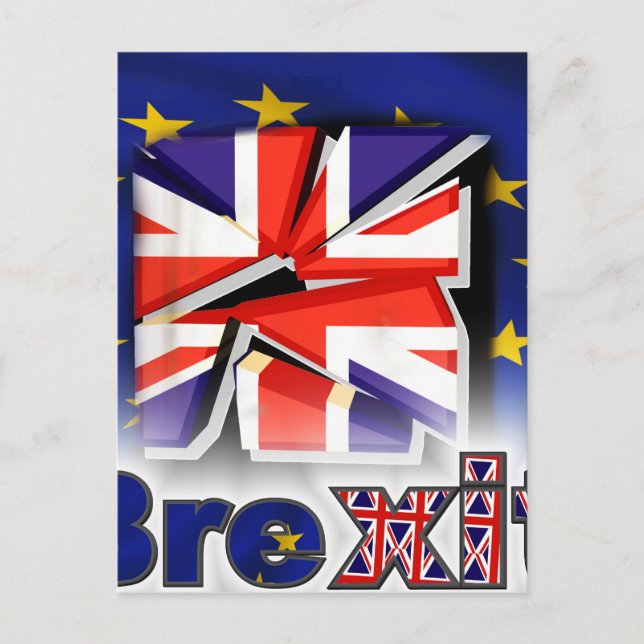 brexit vykort (Framsida)