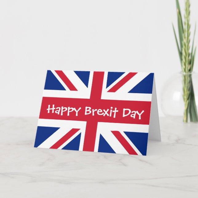 Brexitdagen i lycklig kort (Framsida)