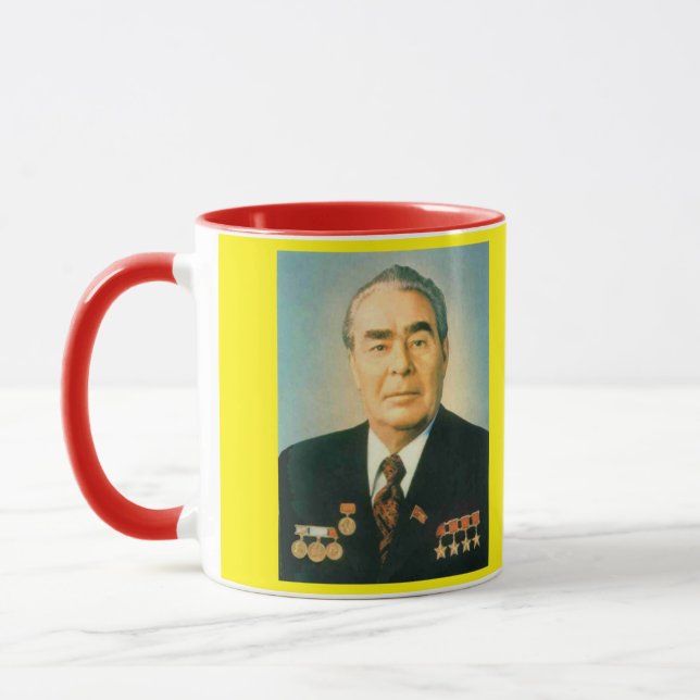 Brezhnev* porträttmugg mugg (Vänster)