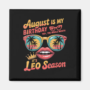 Brh dess födelsedag och #39;s Leo Season,leo Zodia Magnet