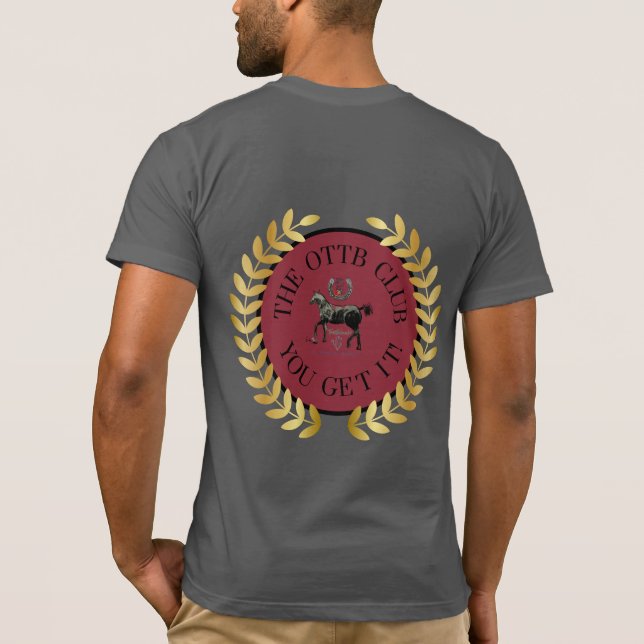 Brhm Otto klubb, vackra baby racehäststo desi T Shirt (Baksida)