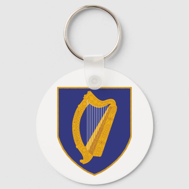 Brian Boru Harp - Irlands symbol Nyckelring (Framsida)