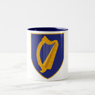 Brian Boru Harpa - Irlands symbol Två-Tonad Mugg