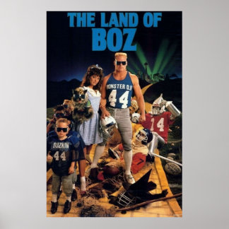 BRIAN BOSEWORTH LAND BOZ POSTER