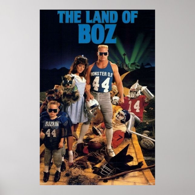 BRIAN BOSEWORTH LAND BOZ POSTER (Framsidan)
