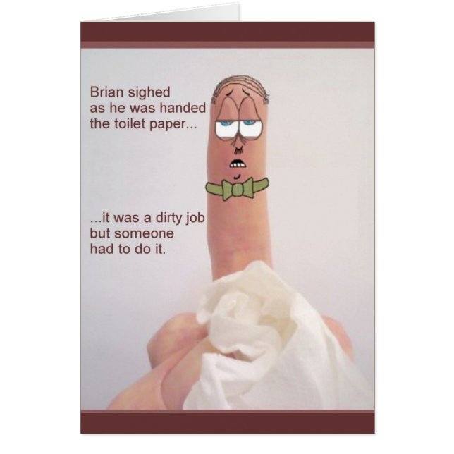 Brian Grimes liv och tider # 1 Hälsningskort (Framsidan)