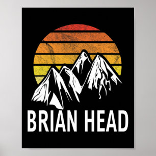Brian Head Järn County Utah Usa Ski Resort Snowboa Poster