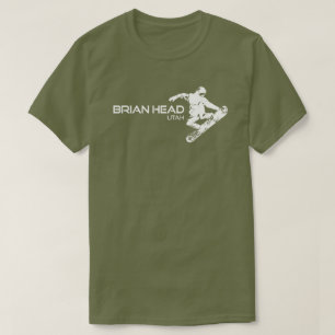 Brian Head Resort Utah Snowboarder T Shirt