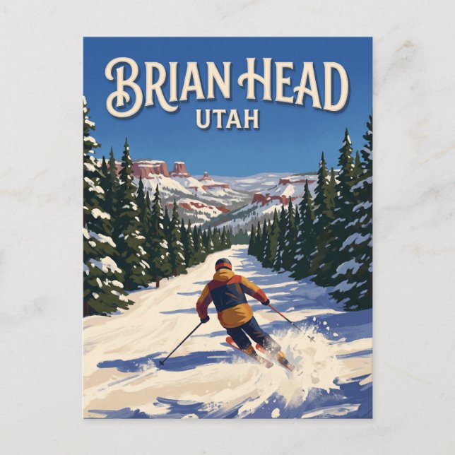 Brian Head Resort Utah Vykort (Framsida)