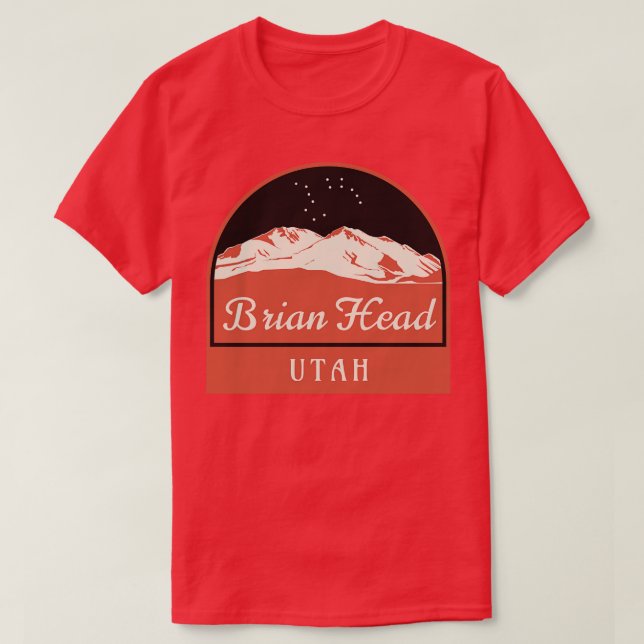 Brian Head Ski Utah T Shirt (Design framsida)