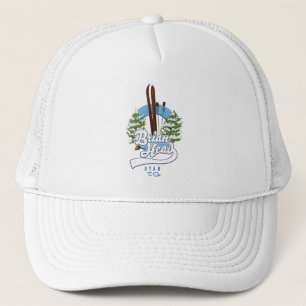Brian Head Utah to ski logotyp Keps