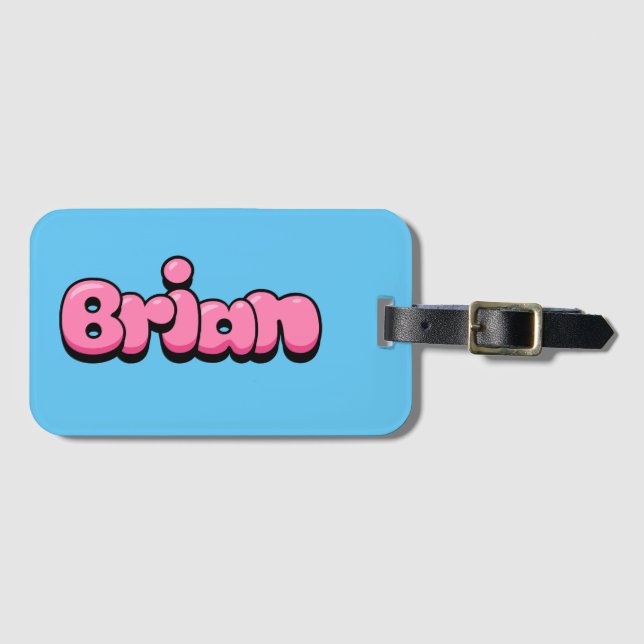 Brian Luggage Tag Bagagebricka (Framsida horisontal)