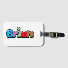 Brian Luggage Tag Bagagebricka