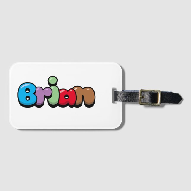 Brian Luggage Tag Bagagebricka (Framsida horisontal)