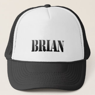 BRIAN Namn Branded Personlig Gift Hat Keps
