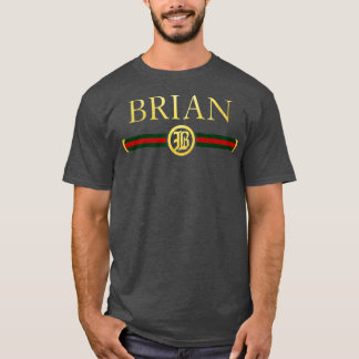 Brian Namn Personlig Royal Luxury Gift Manar Wome T Shirt