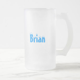 Brian-Namn stil som jag ska har Another och Frostat Ölglas