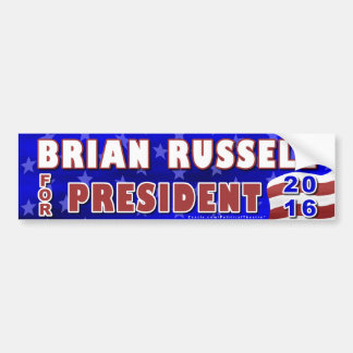 Brian Russell President 2016 Val Republikan Bildekal