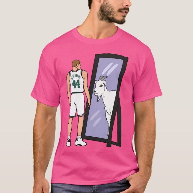 Brian Scalabrine Spegel Goat T Shirt (Framsida)