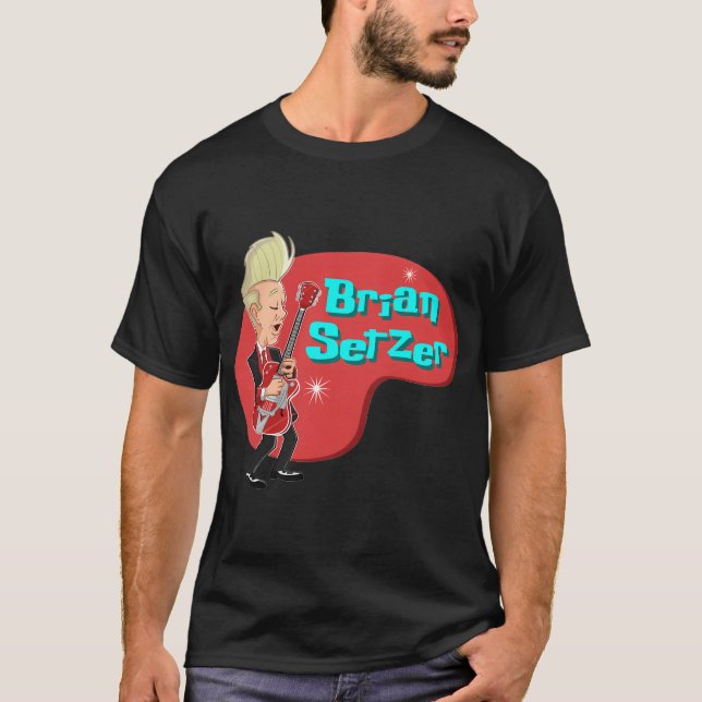Brian Setzer T Shirt (Framsida)