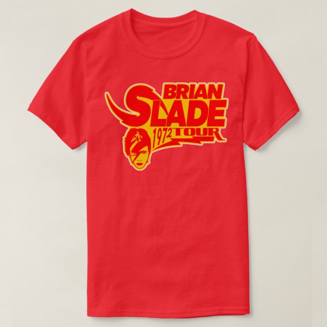 Brian Slade 1972 Tour T Shirt (Design framsida)