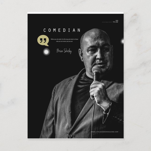 Brian T Shirley vykort (Framsida)