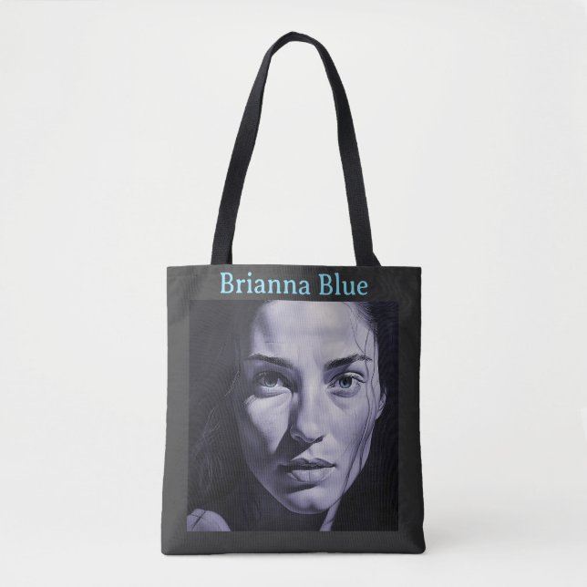 "Brianna Blue" Kvinnor i kol Tygkasse (Framsida)