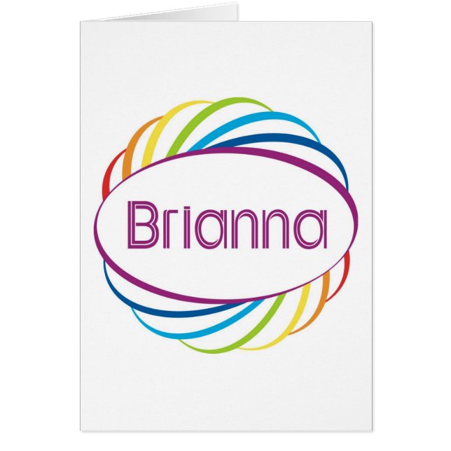 Brianna Hälsningskort (Framsidan)