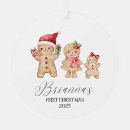 Brianna Personalized Baby's First Christmas Julgransdekoration