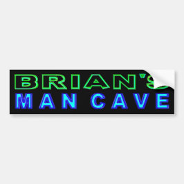 Brian's Man Cave Bildekal