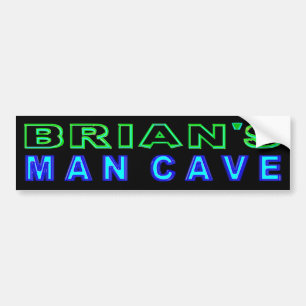 Brian's Man Cave Bildekal