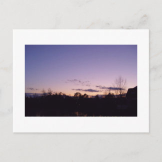 Briar Bäck Sunset Raleigh North Carolina Vykort