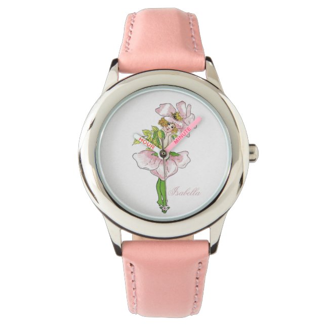 Briar Ro Cute Flower Child Blommigt Funny Girl Armbandsur (Framsida)