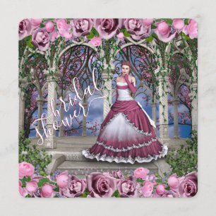 Briar Ro Sleeping Beauty Fairytale Möhippa Inbjudningar