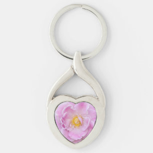 Briar Ro Twisted Heart Silverfärgad Nyckelring