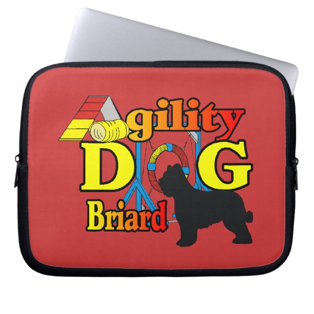 Briard Agiality Laptop Sleeve (Framsidan)