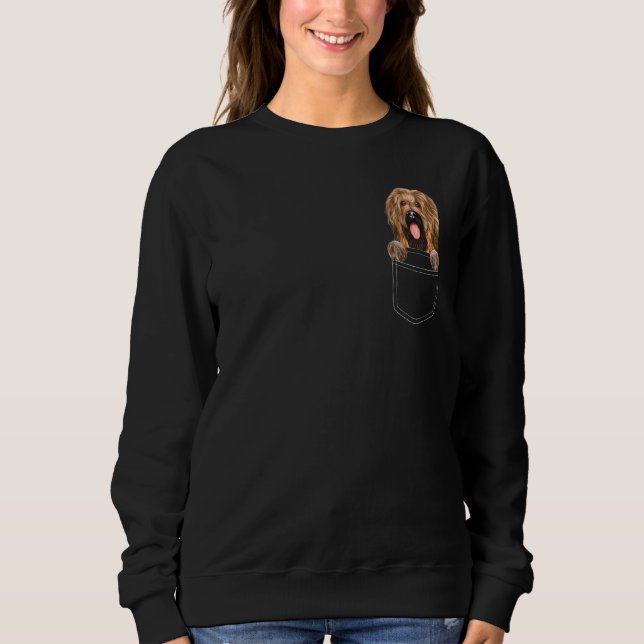 Briard Hund I Fick Hund T Shirt (Framsida)