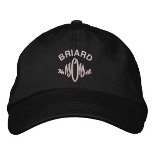 Briard Hund MAMMA Broderad Keps