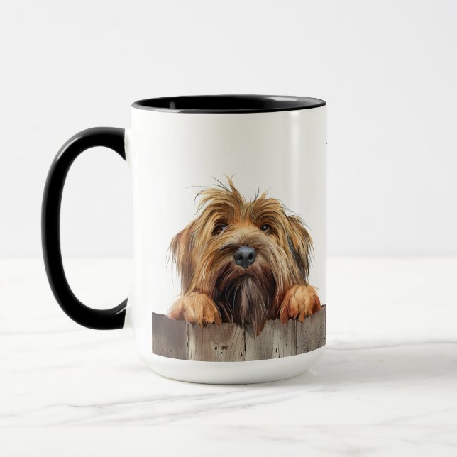 Briard Hund Mugg (Vänster)