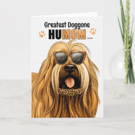 Briard Hund Underbarare HuMOM Mors dag Helgkort