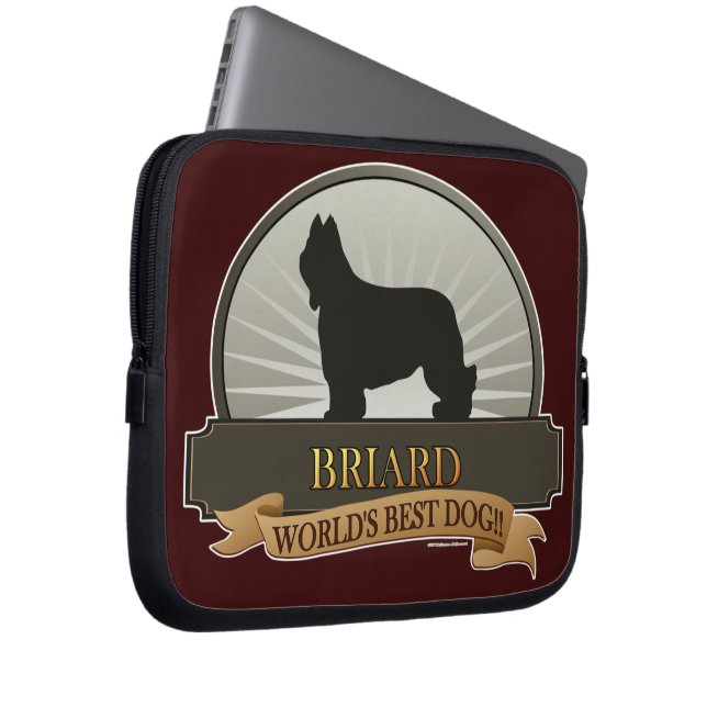 Briard Laptop Sleeve (Framsidan Höger)