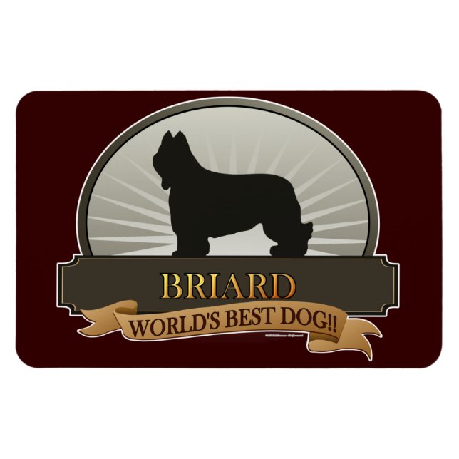 Briard Magnet (Horisontell)