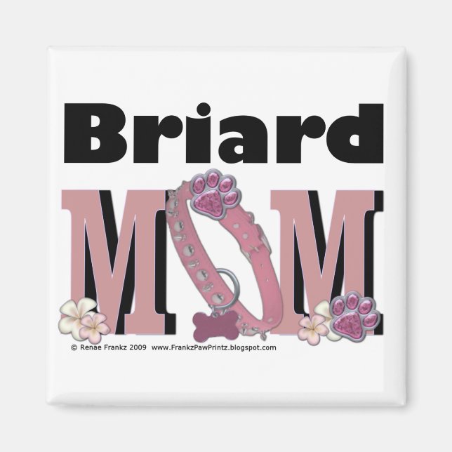 Briard MAMMA Magnet (Framsidan)